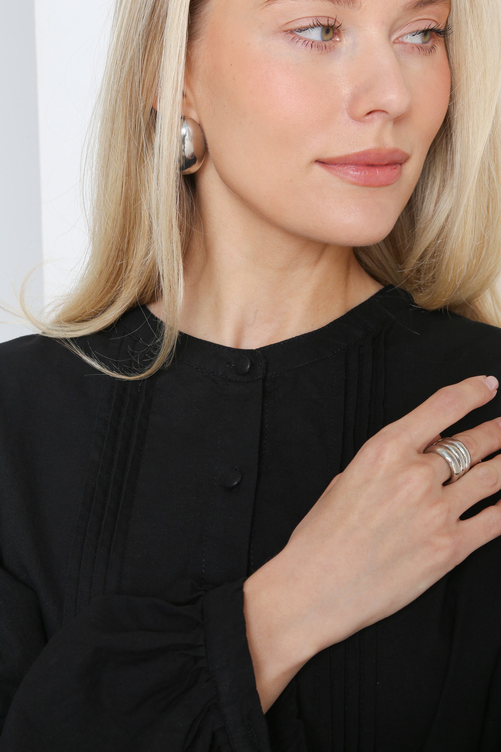 Celeste Noir Blouse