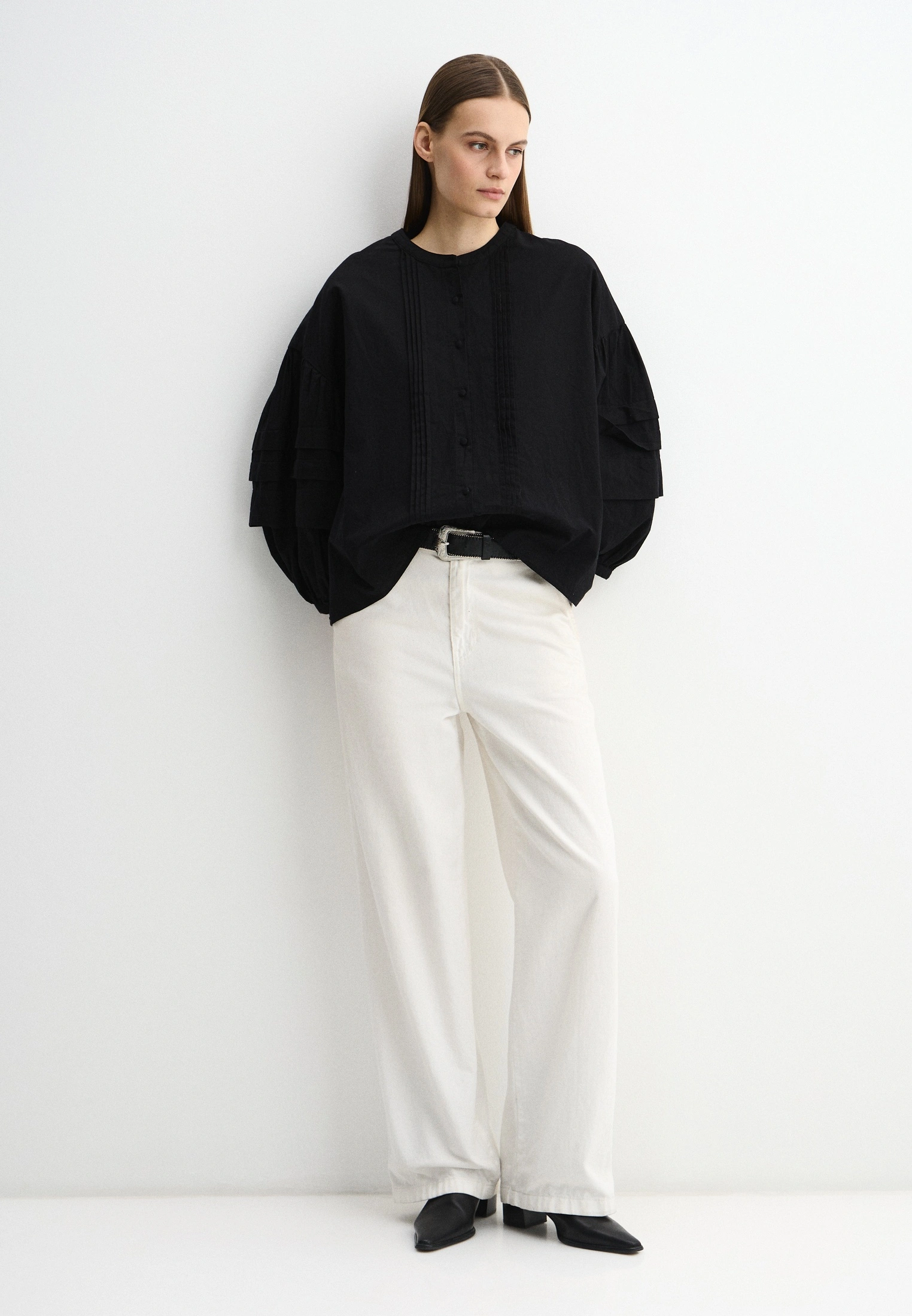 Celeste Noir Blouse