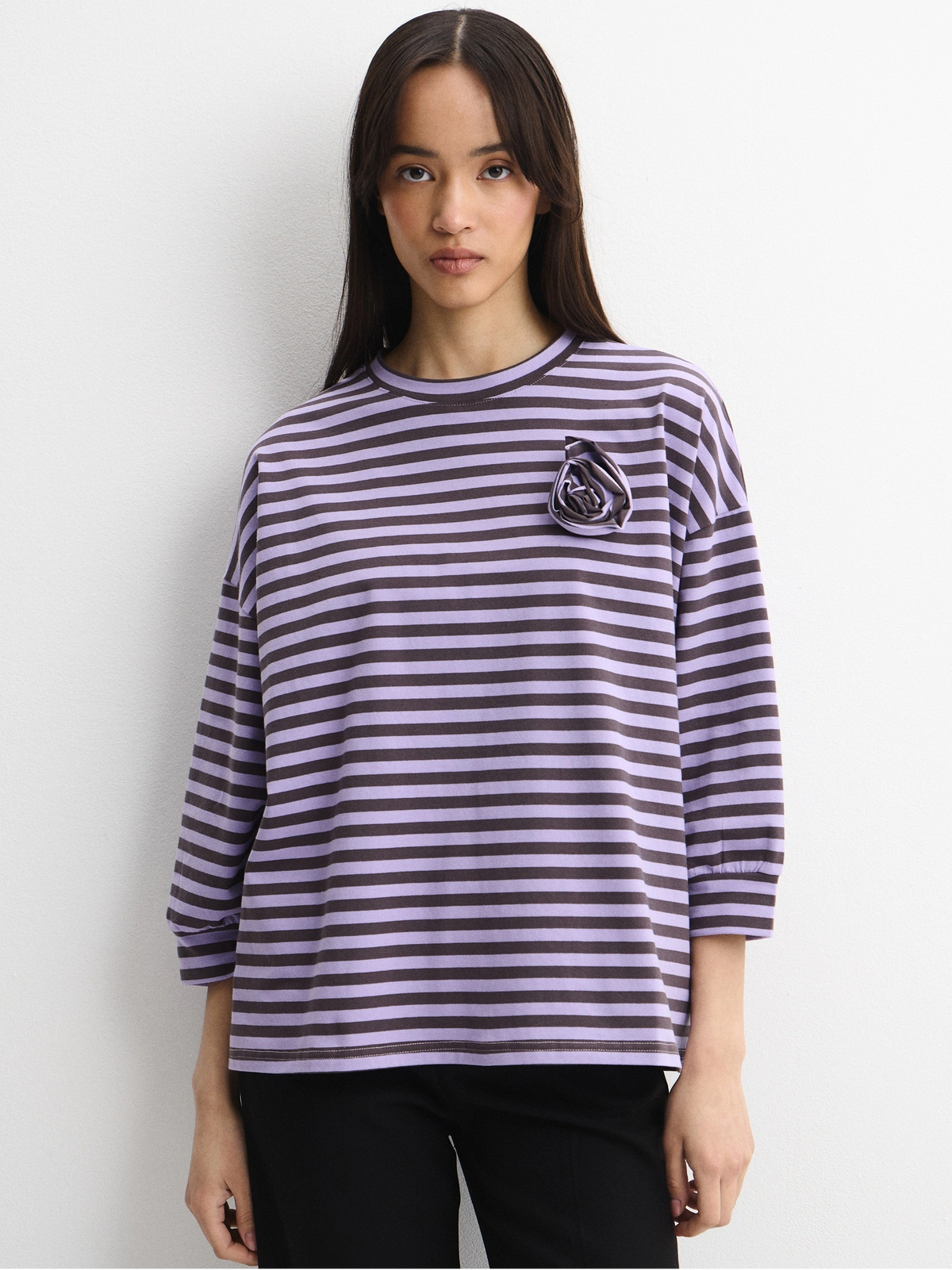 Parisian stripe tops