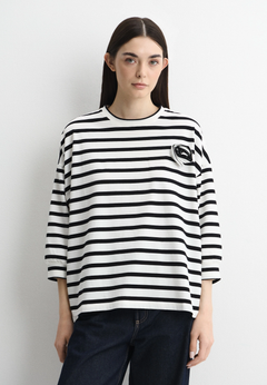 Midnight Porcelain Glazur Stripe