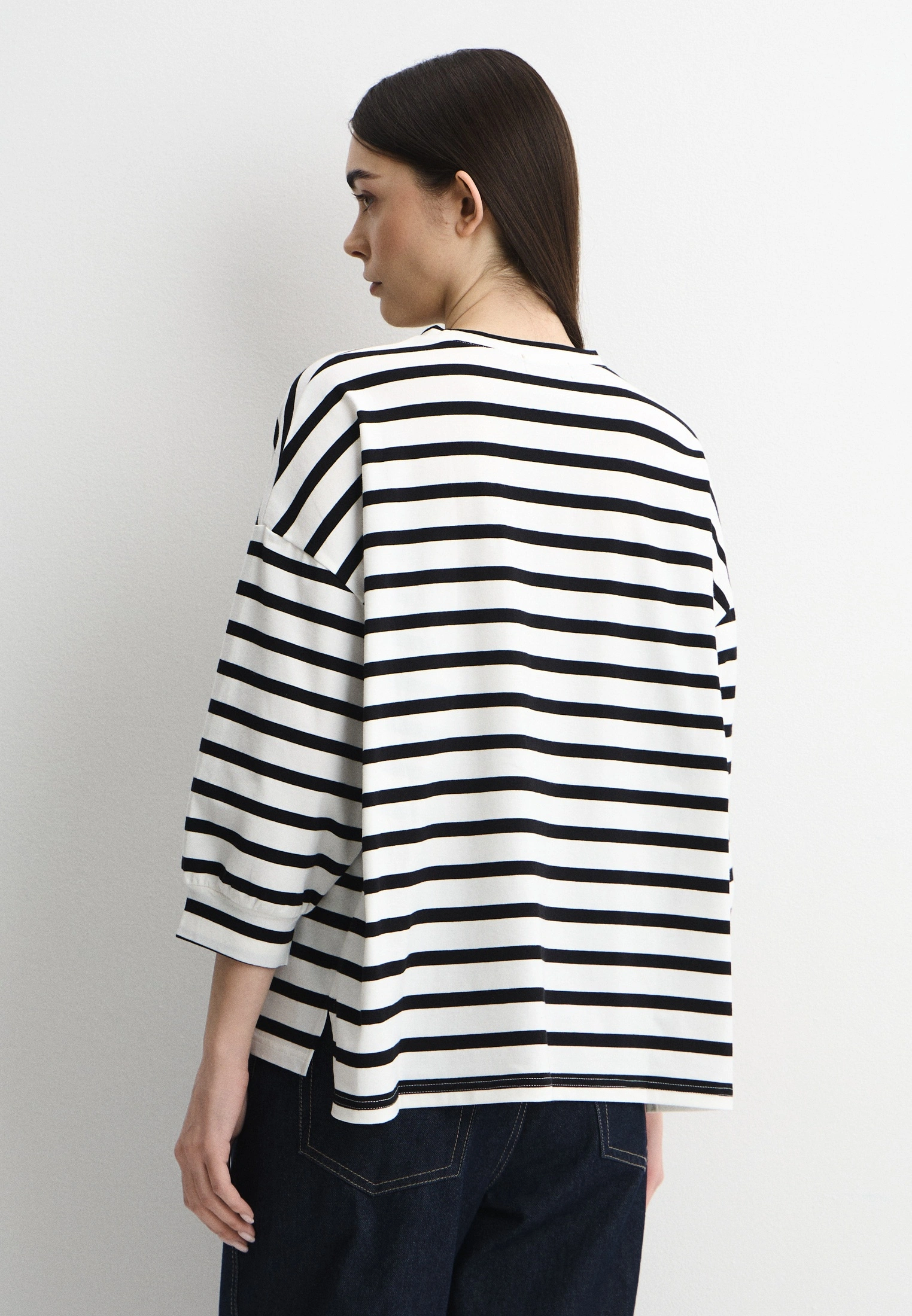 Midnight Porcelain Glazur Stripe