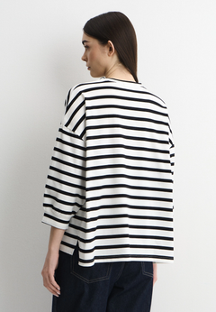 Midnight Porcelain Glazur Stripe