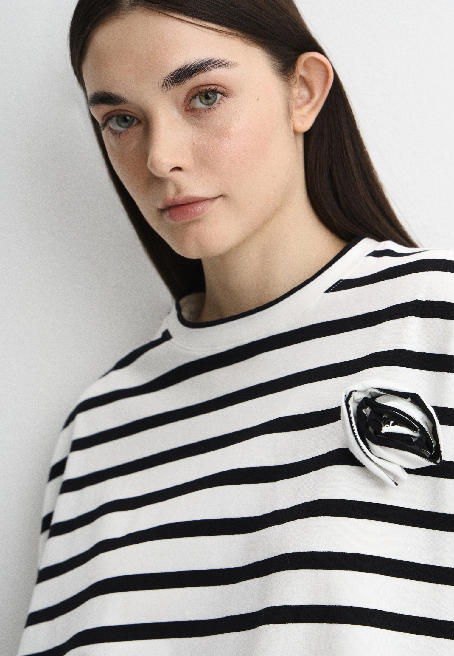 Midnight Porcelain Glazur Stripe