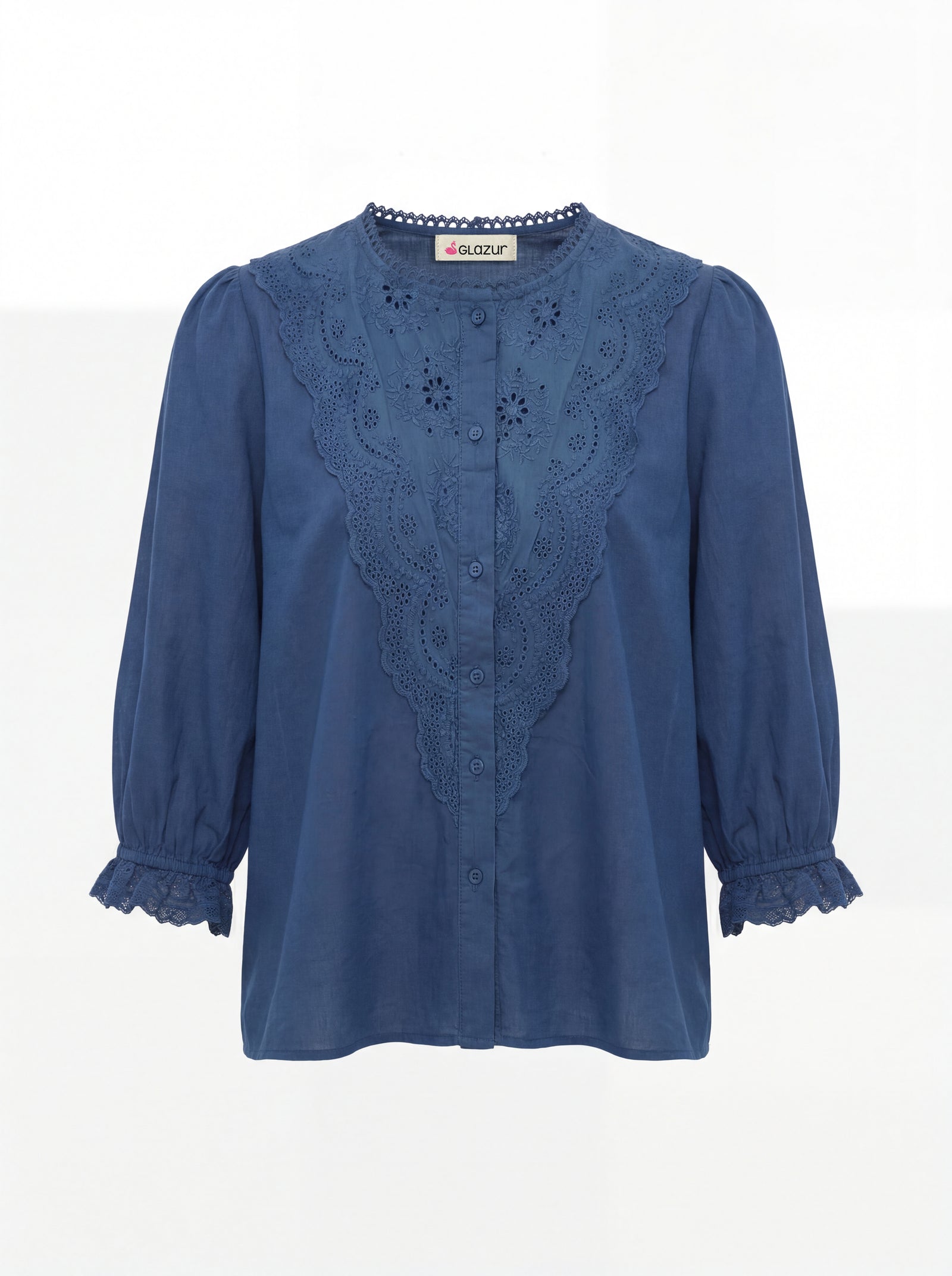 The Indigo Open Blouse
