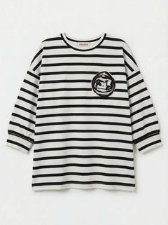 Midnight Porcelain Glazur Stripe